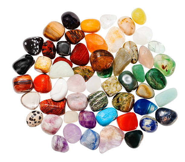 istock top view many polished natural mineral gemstones 516401334