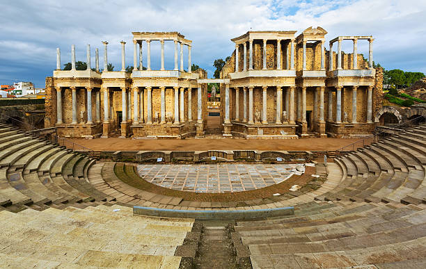 istock Antique Roman Theatre at Merida 516402602
