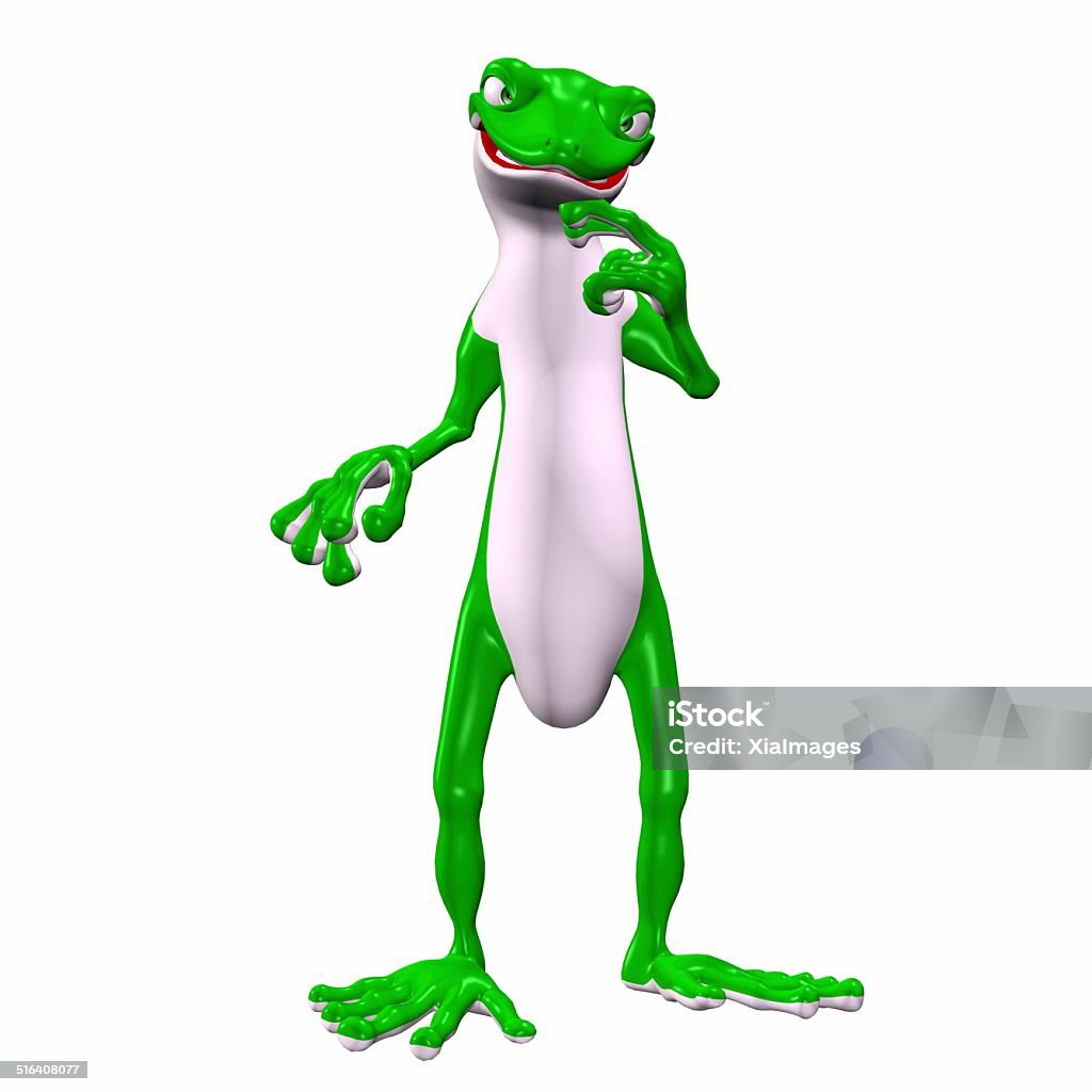 Minh Họa Một Con Thằn Lằn Xanh Đứng Hình ảnh Sẵn có - Tải xuống ...