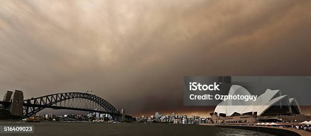 Sydney Opera House Stock Photo - Download Image Now - Sydney, Smoke - Physical Structure, Rain