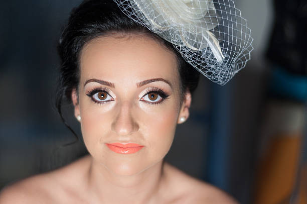 Bride Close-up stock photo