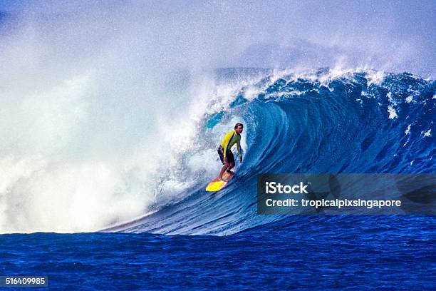 Surfing On The North Shore Stock Photo - Download Image Now - Breaking Wave, Haleiwa, Hawaii Islands