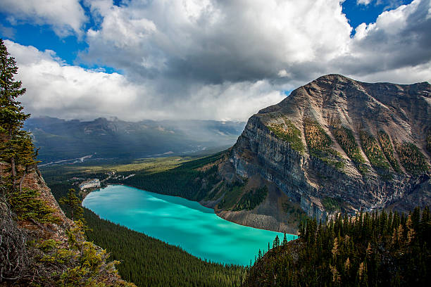 Lake Louise stock photo