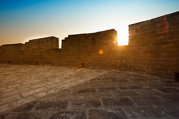 istock Wall of China Great Wall in sunset 516412875