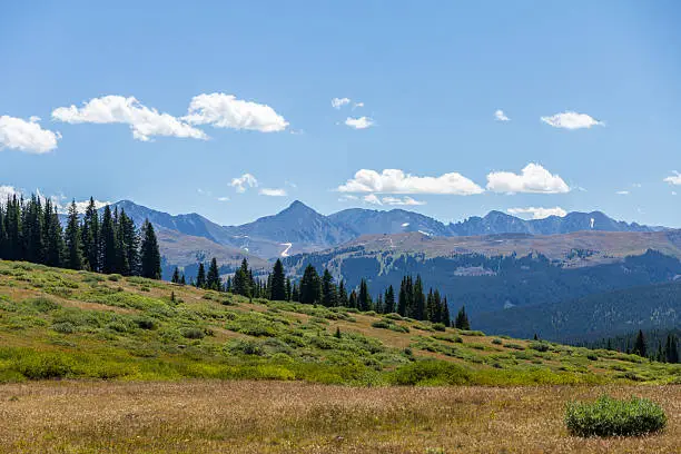 Photo of Shrine Mountain Hiking Trail, Colorado looking toward the Gore Range