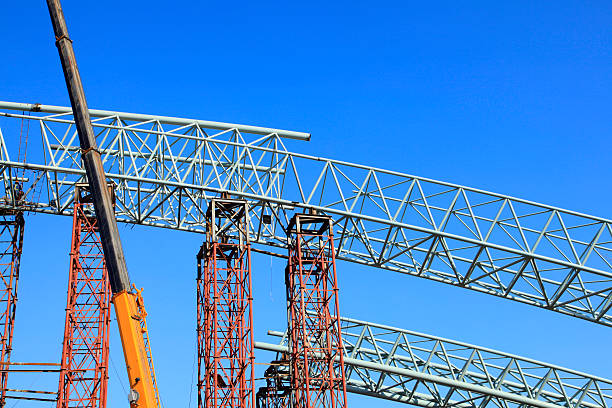istock The construction of steel structure 516417584
