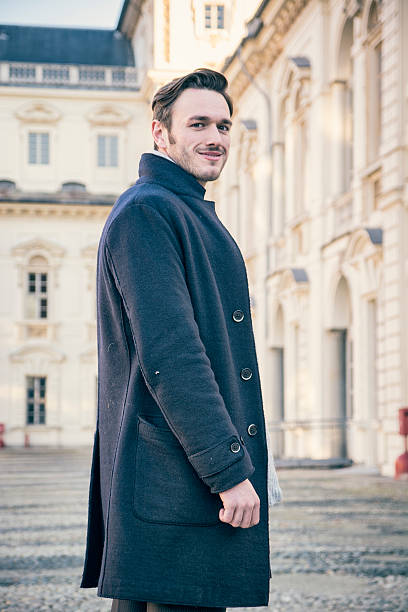 istock Stylish Young Man in front of Historical Building 516418962