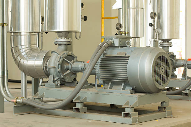 istock Large industrial pump room 516419510