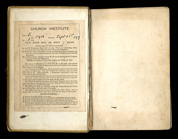 istock Victorian church educational institute library book 516424323