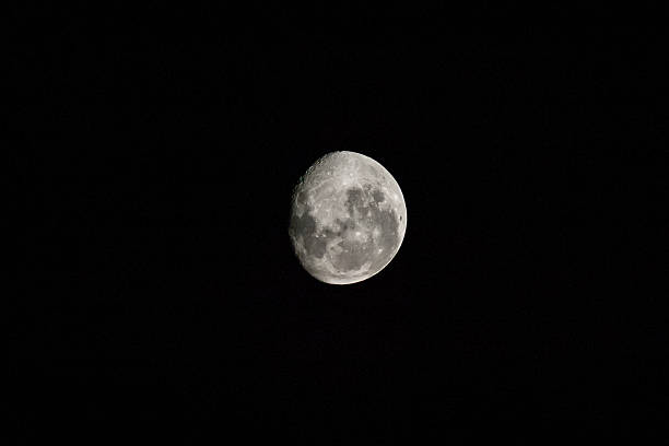 Light Side Of The Moon Stock Photo - Download Image Now