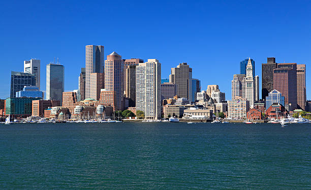 istock Boston skyline and waterfront, USA 516425435