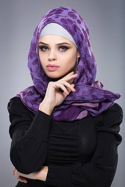 istock Woman in a Muslim scarf 516425654