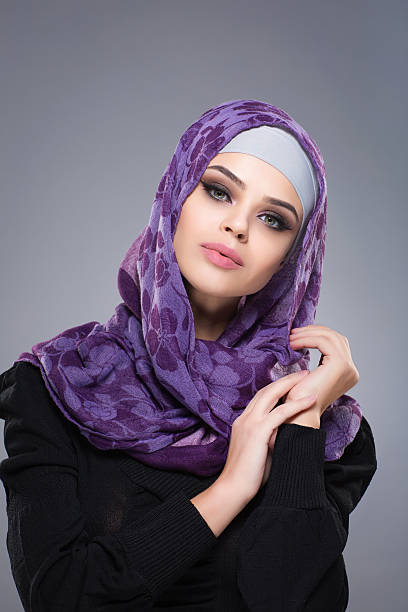 istock Woman in a Muslim scarf 516425688