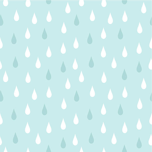 Rain seamless pattern Rain. Seamless vector pattern raindrop stock illustrations