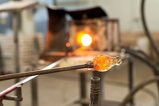 istock Handmade figures of melted glass 516426504