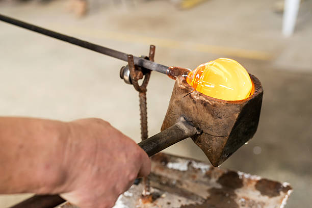 istock Handmade figures of melted glass 516426970