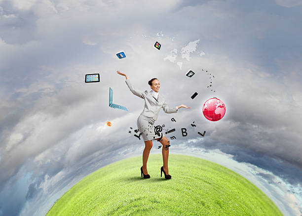 istock Woman juggler 516426997