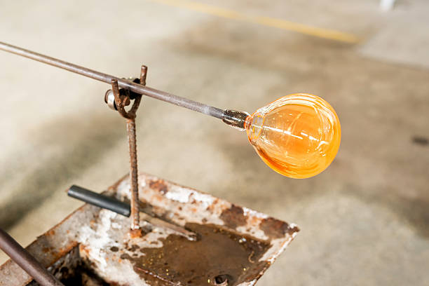 Handmade figures of melted glass Handmade figures of melted glass - selective focus, copy spaceHandmade figures of melted glass - selective focus, copy space hand blown glass stock pictures, royalty-free photos & images