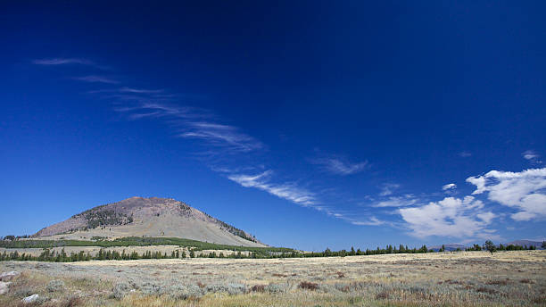 Landscape of Wyoming stock photo