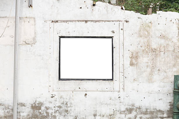istock Large blank billboard on a street wall 516429790