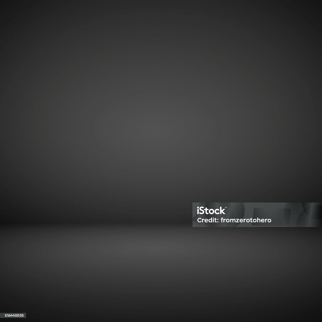 Abstract room interior black background Abstract Stock Photo