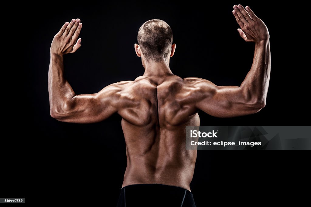 Perfect body Abdominal Muscle Stock Photo