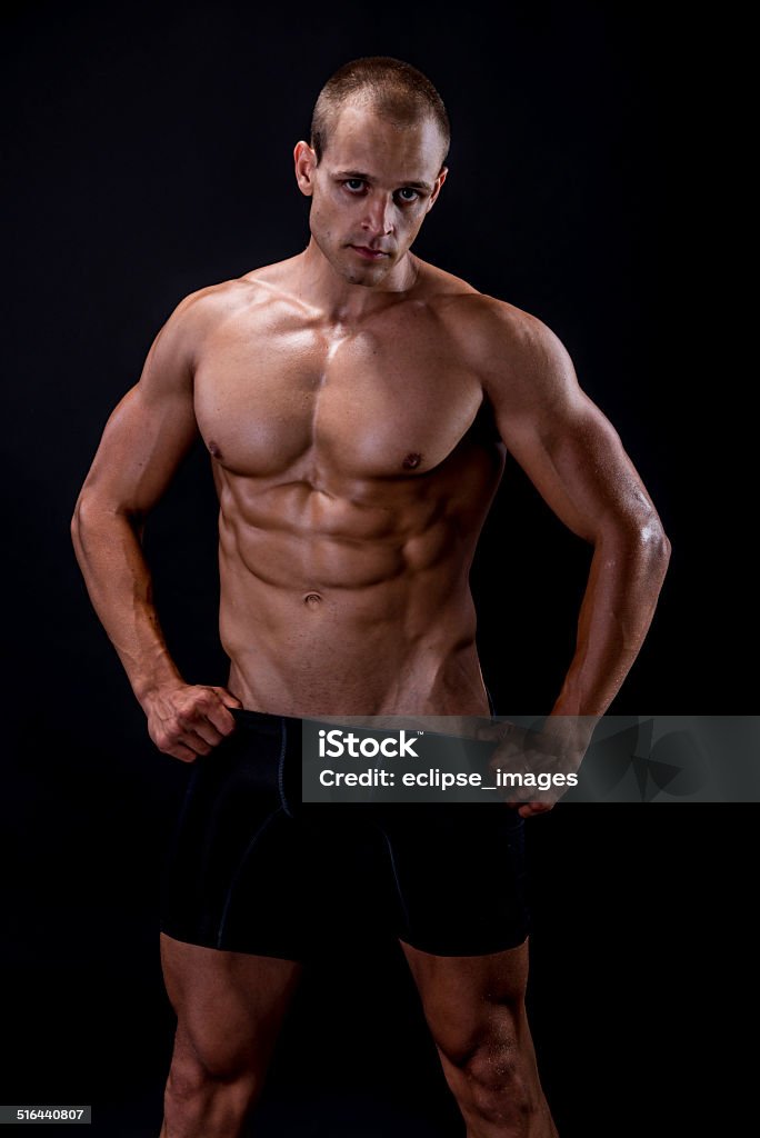 Men`s Fitness Abdominal Muscle Stock Photo