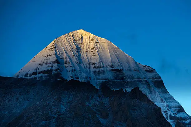 Mount Kailash in the summer morning of Tibet, China.