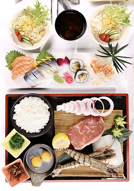 istock Japanese food Background 516444638