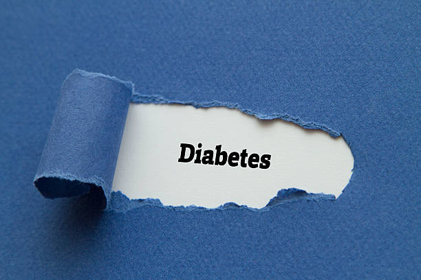 istock Diabetes word written behind torn paper. 516448932