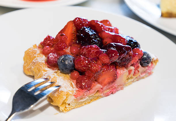 istock Mix berries pastry; sweet dessert 516451136