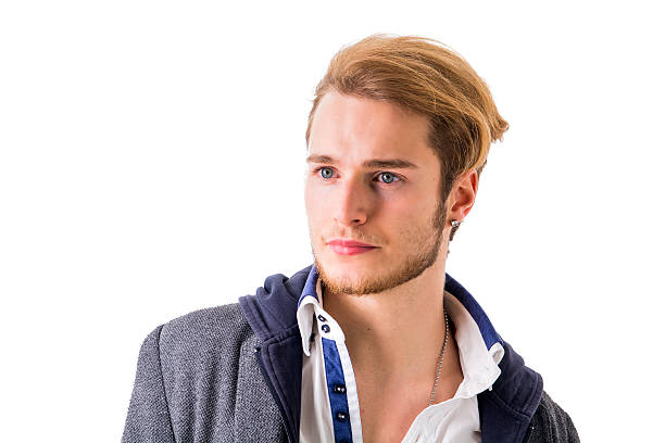 istock Headshot of handsome blond young man 516455912