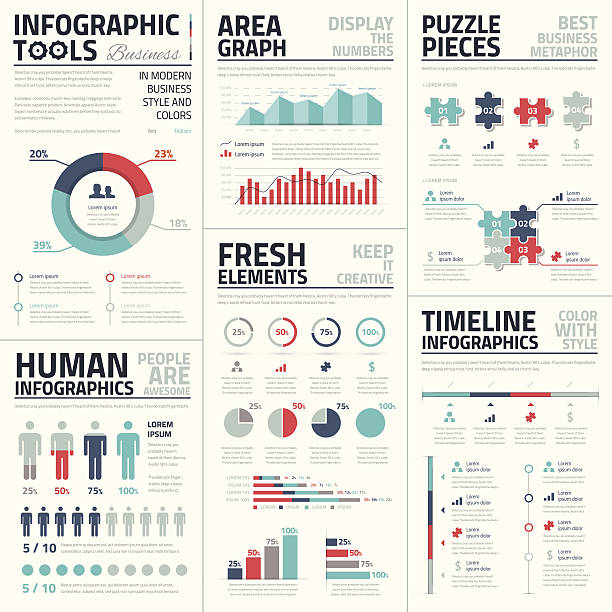 Business infographic elements vector illustration vector art illustration