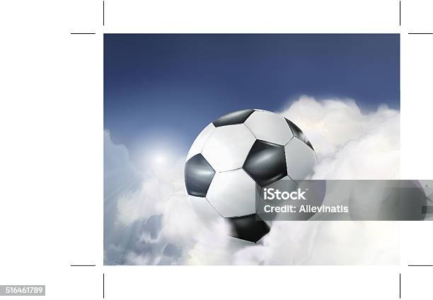 Football In The Clouds Stock Illustration - Download Image Now - Activity, Aspirations, Backgrounds