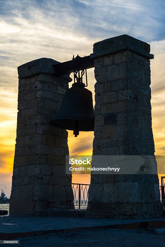 The bell in the Chersonese. Sevastopol Landmark bells at Chersonesos. Crimea Crimea Stock Photo