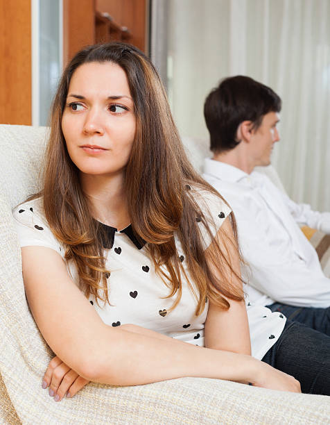 istock Sad girl during quarrel 516462119