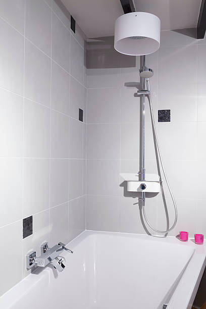 istock View of elegant modern bathroom 516462489