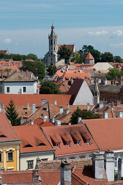istock Roofs of the old town in Sopron 516465689