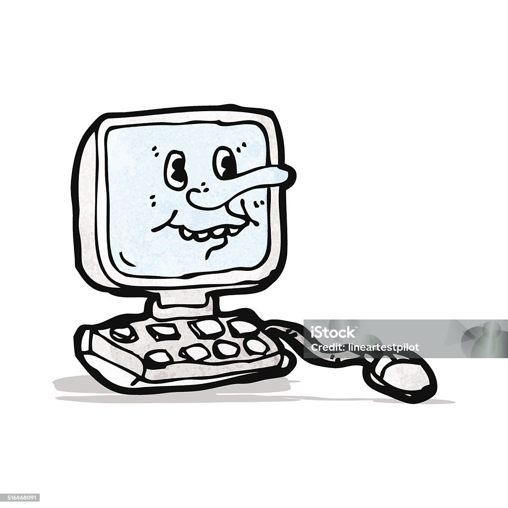 Bild Comic Computer Comic Computer Stock Vektor Art und mehr Bilder von Bizarr - Bizarr ...