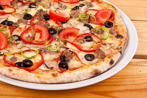 istock Tasty Italian pizza 516484227