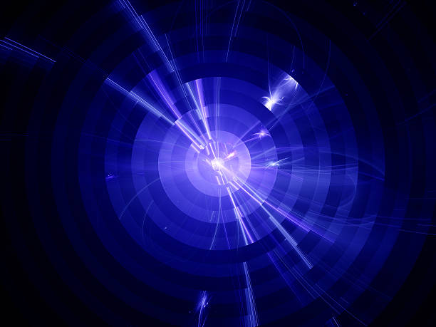 istock Blue nuclear fission blackground 516484259