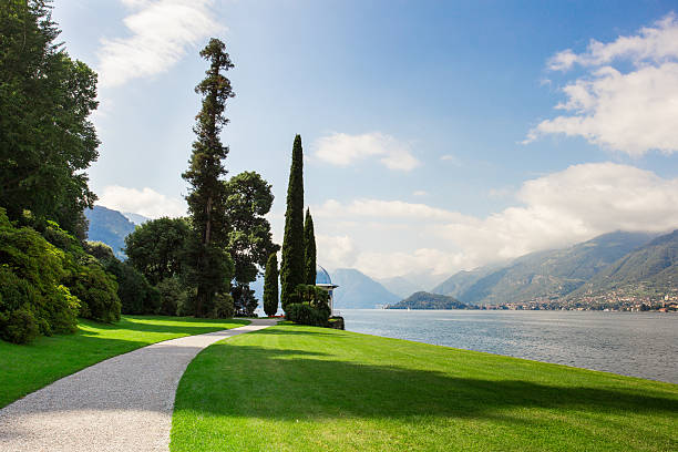 istock Lake Como view from Gardens of Villa Melzi 516484485