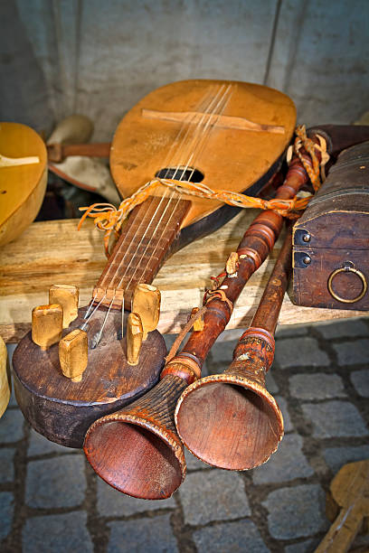 istock Old wooden Fifes and Mandolin 516484925