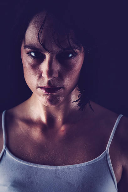 istock Sweating And Focussed Female Athlete 516487987