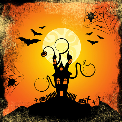 Haunted House Meaning Trick Or Treat And Evil Spooky