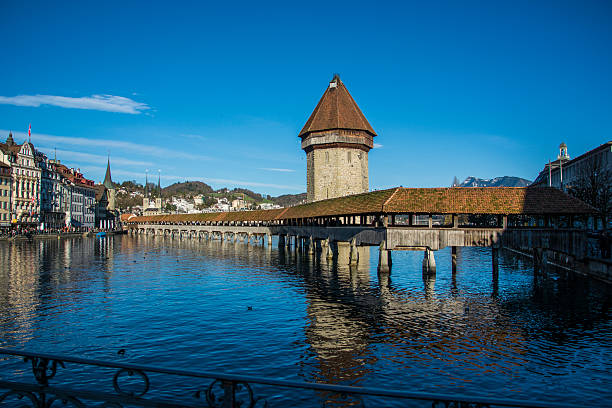 istock View on wooden bridge in Lausanne 516490852