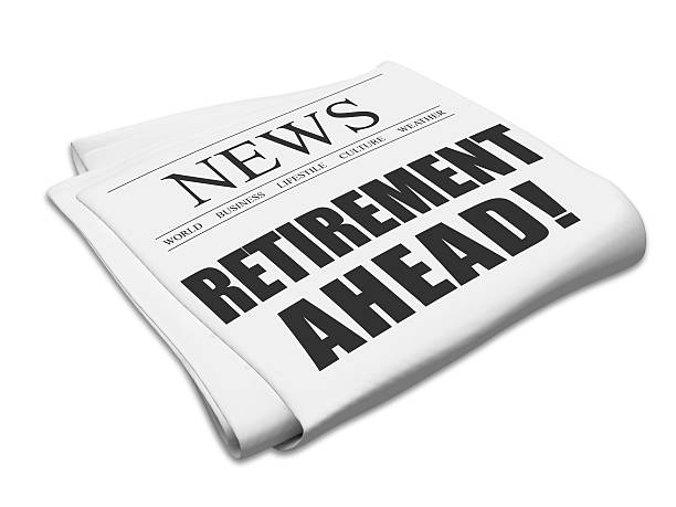 istock Retirement ahead newspaper headline 516495494