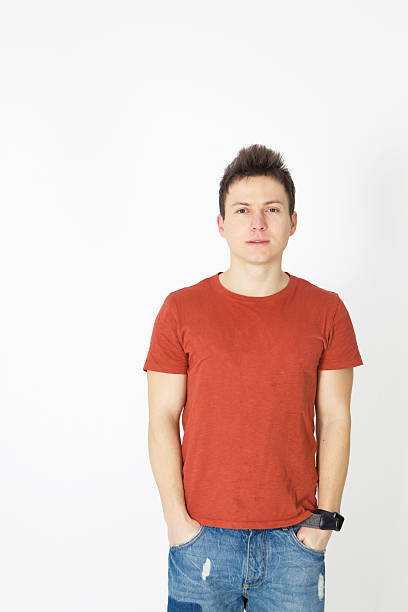 istock young guy in a shirt on a white background 516497488