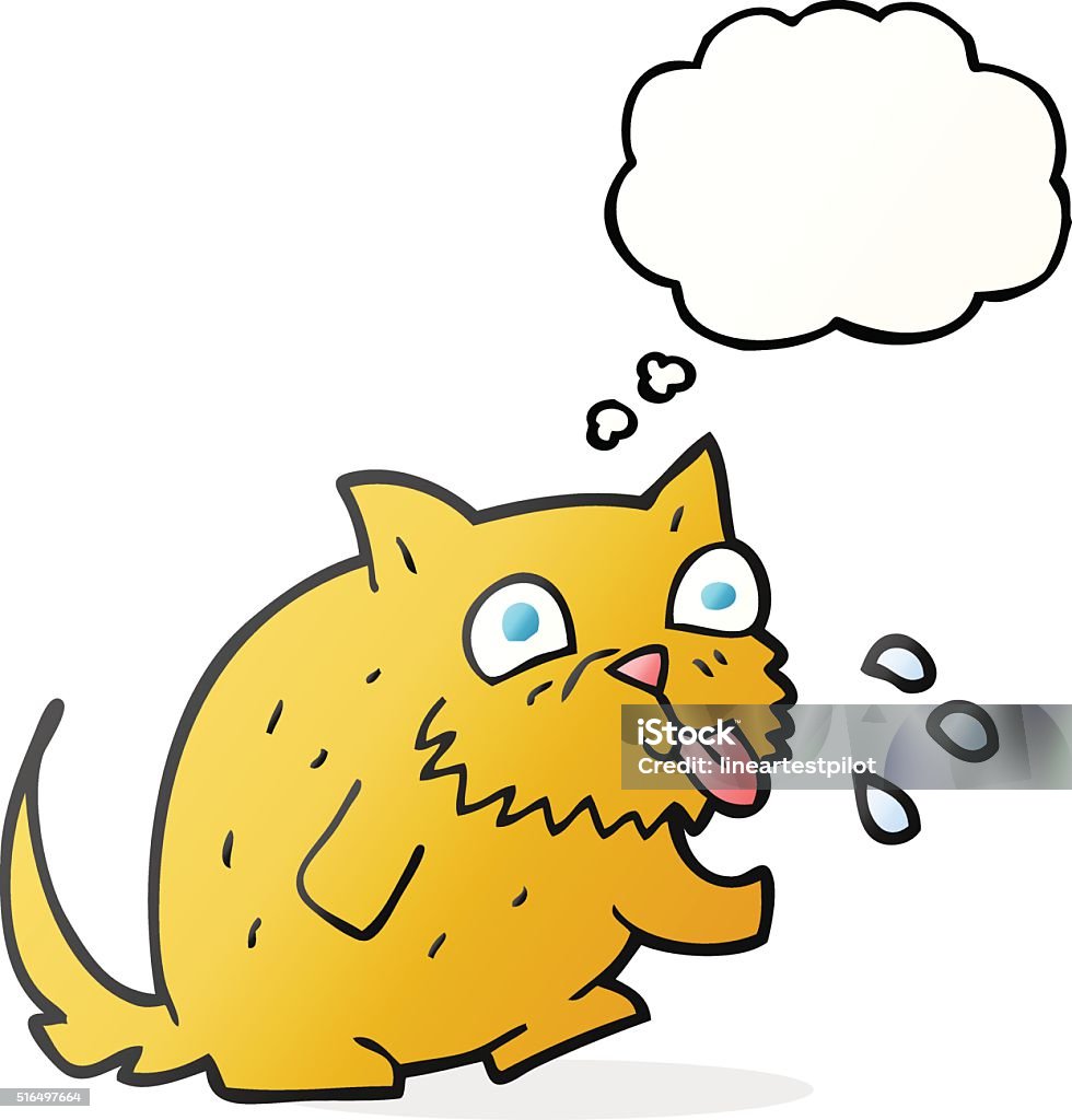 Thought Bubble Cartoon Cat Blowing Raspberry Stock Illustration - Download  Image Now - Bizarre, Blowing, Clip Art - iStock