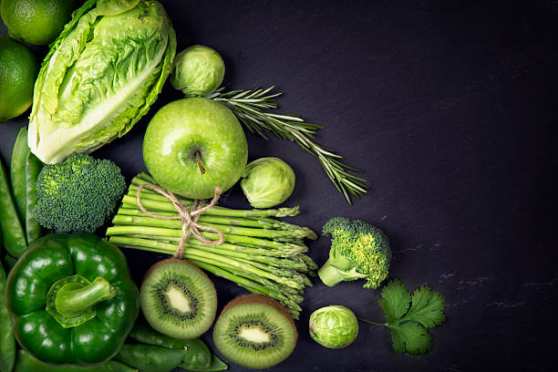istock Green healphy vegetables and fruits 516499234